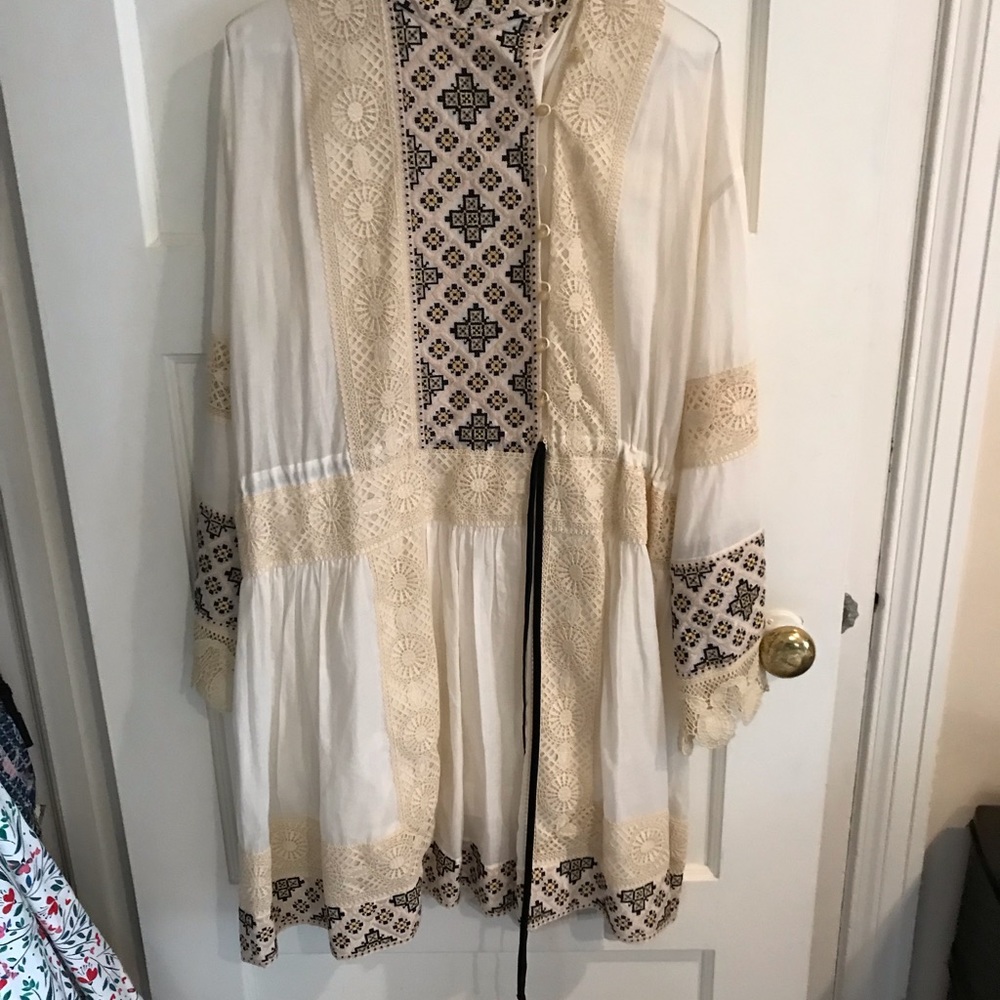 Tory Burch dress/long blouse with embroidery